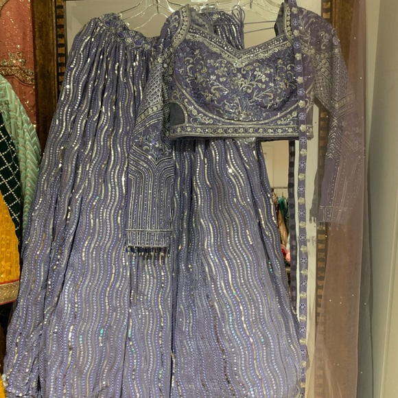 Designer lenghas for sale more on Instagram page shandesigns2020 - Picture 8 of 11